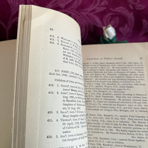 1879 Farwell Ancestral Memorial by David-Parsons Holton and Frances-K. Holton - Picture 5 of 10